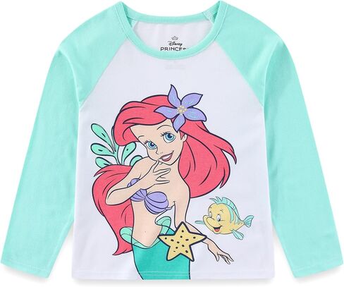 Disney Lilo & Stitch Girls 2 Piece Long Sleeve Shirt and French Terry Pants Set for Big Kids in Kuwait