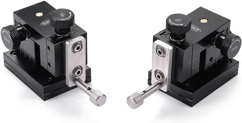 3-Axes Manual Linear Stage,XYZ Linear Stage Manual Triaxial Linear Displacement Stage with Precision Screw Micrometer for RF Probe Positioning - Probe Station (Right) in Saudi Arabia