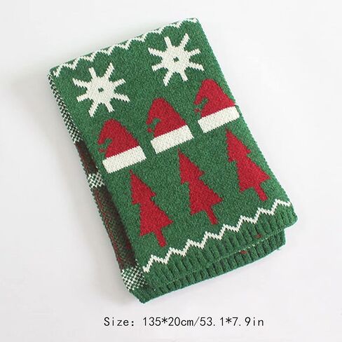 u Scinan Kids Christmas Christmad و Winter Warm Warm Jootf Socks Tree Tree Renindeer Snowfliake Neck Wrapp for 1-10 yeas boys girls in Kuwait