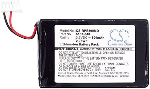 3.7V متوافق مع Battery Rainin 6107-040 EDP3 ، EDP3 Plus ، EDP3 Plus Pipettes ، Pipette 20-200ul ، Pipette EDP3 in Saudi Arabia