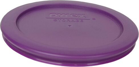 Pyrex 7200-PC 2-Cup Thistle Purple Food Storage Replacement Lid (4-Pack) - Made in USA in Saudi Arabia