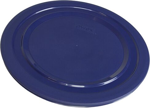 Pyrex 7404 -PC 4.5 Quart Navy Blue Round Clastage Lid ، مصنوع في الولايات المتحدة الأمريكية - 2 عبوة in Kuwait