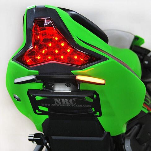New Rage Cycles Fender Eliminator Compatible With Kawasaki ZX-4R (2023-Present) Tucked in Saudi Arabia