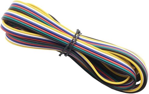 كبل سلك LED 22AWG الصلبة ، 2Pin/3pin/4pin/5pin/6pin ، لـ 5050 2835 5730 مصباح LED ، 1M/5M/10M/20M/50M/100M CONNECTOR LOL in Kuwait
