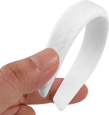 TANGSEN 4Pcs 6 inch Universal 3D Carbon Fiber Texture Automotive Door Edge Buffer Trim Strip Paint Protector Cover Scratch Non-Marking White Translucent Silicone Personalize Bar Sticker in Saudi Arabia