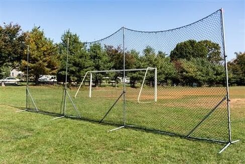سبورتور سبورت | 10ft × 30 قدم الحاجز باكستوب الشبكة | Multi -Sport ، Soluting Farricade Solution لجميع المستويات - لاكروس ، كرة القدم ، البيسبول والمزيد | حزمة التجميع كاملة in Saudi Arabia