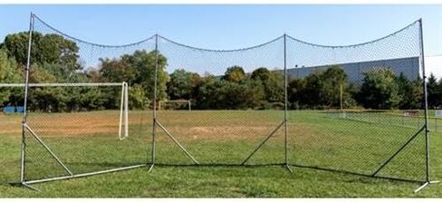 سبورتور سبورت | 10ft × 30 قدم الحاجز باكستوب الشبكة | Multi -Sport ، Soluting Farricade Solution لجميع المستويات - لاكروس ، كرة القدم ، البيسبول والمزيد | حزمة التجميع كاملة in Saudi Arabia