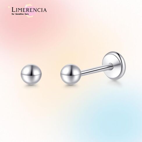 Limerencia 18G Pure Titanium Body Body Jewelry ، G23 Hypoallergenic Flat Back Back Tragus Helix Cartilage Conch Medusa Lip Bipret Piercing أقراط للنساء الرجال in Saudi Arabia