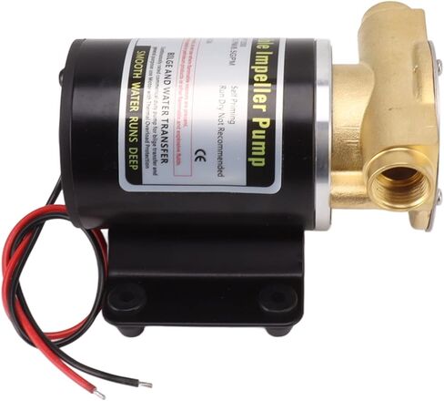 Flexible Impeller Pump Self Priming Water Pump Industrial Grade Brass Construction G1/2 Thread Marine Pump Durable Heavy Duty (RL-BIP2400) in Kuwait