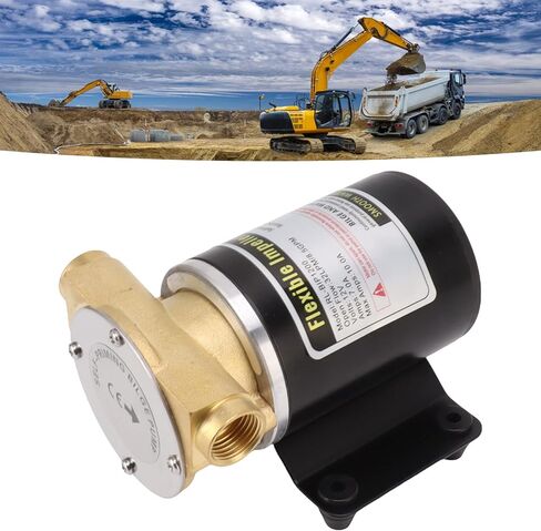 Flexible Impeller Pump Self Priming Water Pump Industrial Grade Brass Construction G1/2 Thread Marine Pump Durable Heavy Duty (RL-BIP2400) in Kuwait