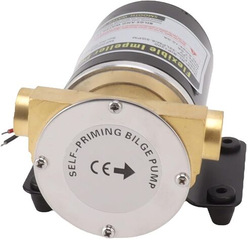 Flexible Impeller Pump Self Priming Water Pump Industrial Grade Brass Construction G1/2 Thread Marine Pump Durable Heavy Duty (RL-BIP2400) in Kuwait
