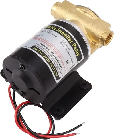 Flexible Impeller Pump Self Priming Water Pump Industrial Grade Brass Construction G1/2 Thread Marine Pump Durable Heavy Duty (RL-BIP2400) in Kuwait