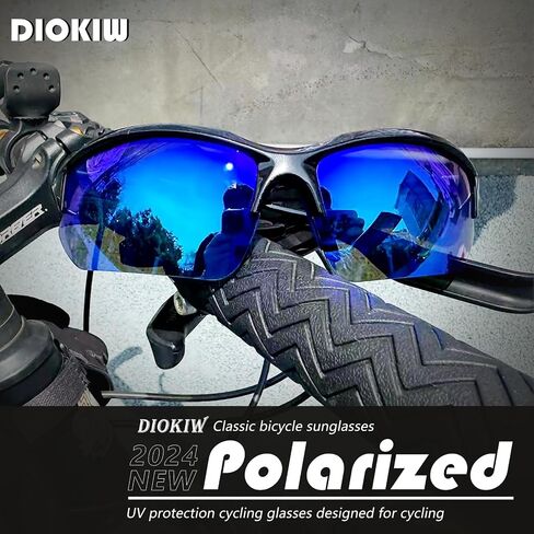Sports Polarized Sunglasses for Men Cycling Running Fishing UV Protection Sun Glasses Lightweight Half Frame Goggles in Kuwait
