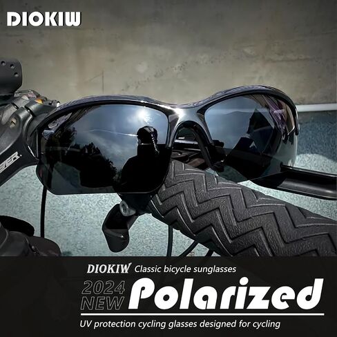 Sports Polarized Sunglasses for Men Cycling Running Fishing UV Protection Sun Glasses Lightweight Half Frame Goggles in Kuwait