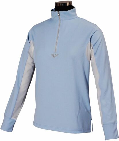 Tuffrider Children's Technical Technicle Long Sleeve Shirt مع جوارب مخططة مجانية متنوعة in Kuwait