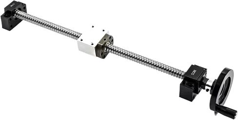 برغي الكرة المعدنية NUT SFU1605 Ball Screw C7 End Lead Machined 250-1000mm+ Nut Housing BK/BF12 End Support+ Hand Wheel Ball Screp in Kuwait