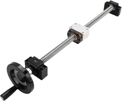 برغي الكرة المعدنية NUT SFU1605 Ball Screw C7 End Lead Machined 250-1000mm+ Nut Housing BK/BF12 End Support+ Hand Wheel Ball Screp in Kuwait