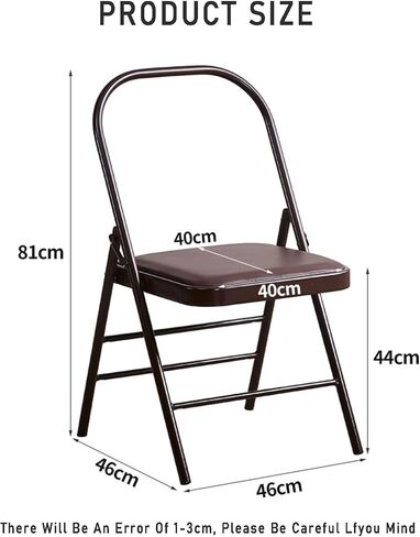 Yoga Chair,Foldable Pilates Chair,Soft Sponge Cushion,Easy to Carry and Store,for Indoor and Outdoor Yoga Studios(Color1) in Saudi Arabia