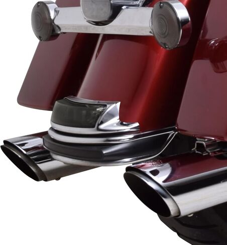 TCT-MOTORPARTS Red Chrome Rear Fender Tip Light Fit For Harley FLSTC Heritage Softail Classic in Saudi Arabia