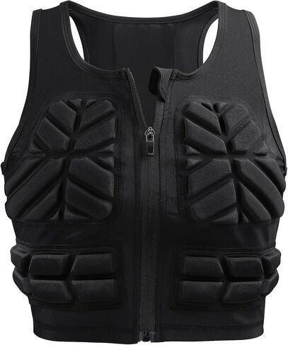 Impact Vest for Women Chest Protector Padded Compression Vest for Sports, Karate, Football, Breast and Rib Protection in Kuwait