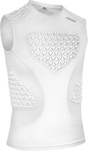 Youth Baseball Chest Protector, Padded Compression Shirt, Support Softball Football Rugby Lacrosse Heart Sternum Guard in Kuwait