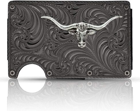 Montana Silversmiths Western Themed Credit Card and Cash Case (All American Bronze) in Saudi Arabia