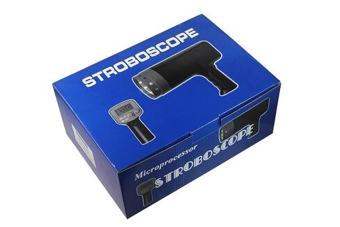 Digital Stroboscope (Range: 50–12,000 FPM) with LSI Microchip, Internal/External Triggering, High/Low Ranges – Industrial Portable Strobe for Rollers, Pumps & Generators; Model: Mextech DT-2350PA in Kuwait