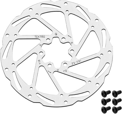 Tektro 52 Series Discile Disc -Dist Rotor لتحقيق أقصى تحكم | قطر 180 ملم ، نمط 6-bolt | سماكة 1.8 مم in Saudi Arabia