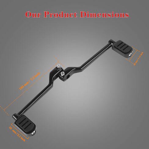 Heel Toe Shifter Lever Pegs,Front Rear Shift Peg Fit for Harley Touring Street Glide Road King Road Glide Electra Glide 1988-2024, FL Softail 1986-2017, Trike 2008-2024 Chrome in Saudi Arabia