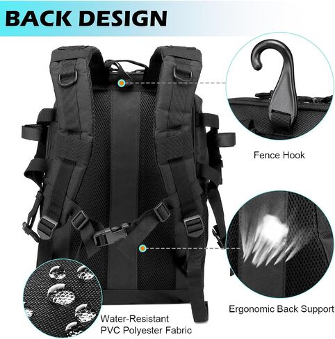 HAMBOLY Baseball & Softball Bag for Adult and Youth with Shoe Compartment, Waterproof Equipment Bag Backpack for Baseball Softball Bat Helmet, with Fence Hook Design in Kuwait