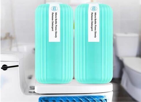 2pcs نظافة المرحاض نظيفة ، منظفات المراحيض المحترفة ، من السهل استخدام ترك المرحاض تبدو طازجة in Kuwait