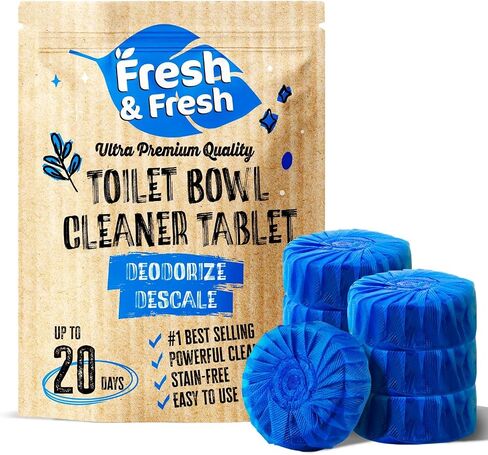 Disposable Toilet Bowl Cleaners(10 Tablets) Odor Eliminator, Fresh Scent, Multipurpose Residential and commercial Toilet Cleaners 2-3 week Lasting Toilet Bowl Cleaner in Saudi Arabia