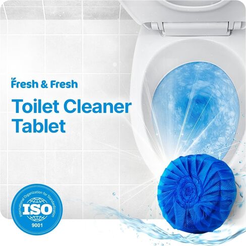 Disposable Toilet Bowl Cleaners(10 Tablets) Odor Eliminator, Fresh Scent, Multipurpose Residential and commercial Toilet Cleaners 2-3 week Lasting Toilet Bowl Cleaner in Saudi Arabia
