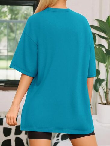 تتفوق المرأة على Tshirts v الرقبة القمصان الصالة الرياضية قمم الملابس الصيفية غير الرسمية in Saudi Arabia