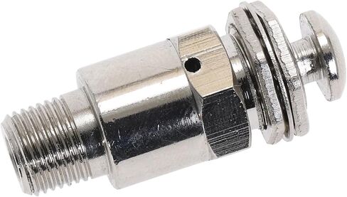 TAC-3P Air Pneumatic Mechanical Valve Exhaust Valve 2 Position 3 Way M5 Female 1/8" Male Thread Button Switch Valves W Fiitting(With 6mm Fitting) in Kuwait