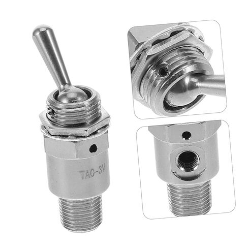 Pneumatic Switch Control Knob Mechanical Air Toggle Valve for Precise Pneumatic Design User Friendly Manual Operation for Air Systems in Kuwait