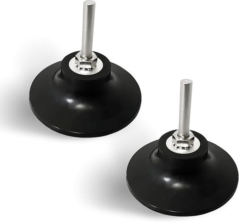 3 Inch Quick Change Disc Pad Holder with 1/4" Shank for Sanding Discs Polishing, Surface Preparation,Die Grinder Accessories,Polishing Round Rotating Tools,2 Pack in Kuwait