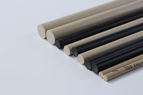 قضبان نظرة خاطفة دقة (5-250 مم ديا. × 500 مم)-طبيعية وأسود | Polyether Ether Ketone Round Bars | CNC Machining Grade | أحجام مخصصة متوفرة (طبيعية ، φ15mm × 500mm) in Kuwait