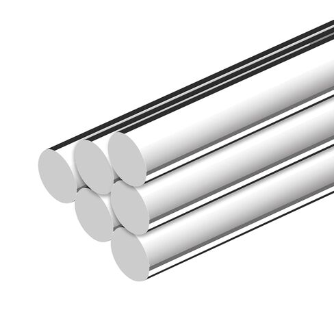 QWORK Acrylic Dowel Rod, 6 Pack 1/2" W x 12" L Clear Acrylic Round Rods for DIY Crafts in Saudi Arabia