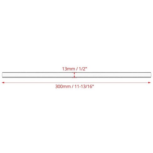 QWORK Acrylic Dowel Rod, 6 Pack 1/2" W x 12" L Clear Acrylic Round Rods for DIY Crafts in Saudi Arabia