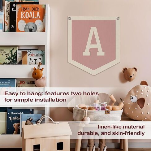 Girl Room Decor, Long Live Girlhood Linen Banner Hanging Flag Retro Pink Banner for Nursery Playroom Wall Decor for Kids Bedroom Dorm Toddler Decorations Trendy Room Decor 12.4x14 in in Saudi Arabia