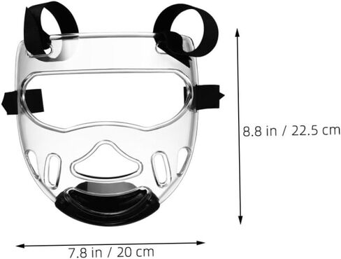 Totority 2pcs Taekwondo Sparring Face Guard يمكن فصلها بالفنون القتالية القابلة للانفصال معدات الحامي الرياضية المحمولة للتدريب على الملاكمة والسجال in Saudi Arabia