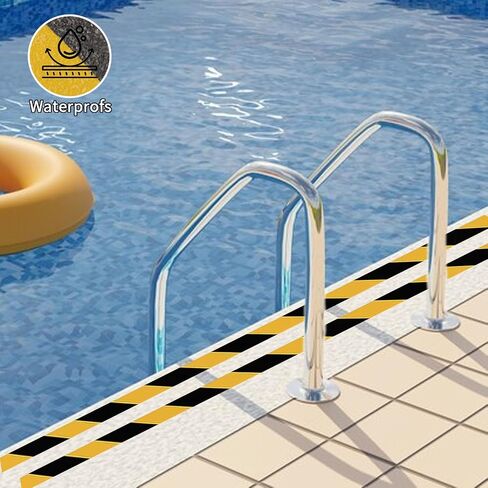 Clear Anti Slip Tape for Stairs & Bathtubs, 4" x50FT Non-Skid Transparent Grip Tape - Soft PVC Safety Traction for Bare Feet, Pool Decks, Boats, Shower Floors in Saudi Arabia