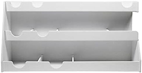 TRIPPNT 50014 WHITE PVC البلاستيك Deluxe Benchboster محطة عمل ، 17 مقصورة ، 24 "عرض × 12" الارتفاع × 8.25 "العمق in Saudi Arabia