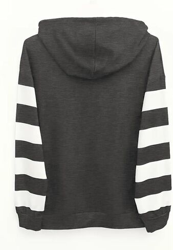 WDIRARA Women's Plus Size Anchor Graphic Print Long Sleeve Sweatshirt Half Zip Color Block Drop Shoulder Hoodie in Saudi Arabia