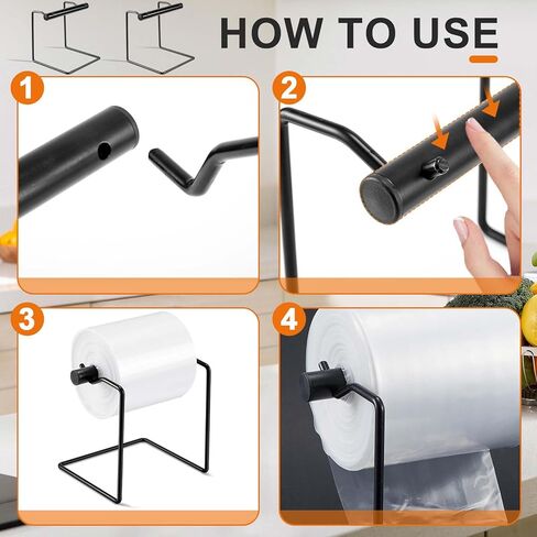 2 Pcs 6 Inch Poly Tubing Dispenser Heavy Duty Metal Polyethylene Pipe Ribbon Dispenser Heavy Duty Self Supporting Stand for Hang The Vinyl Roll in Kuwait