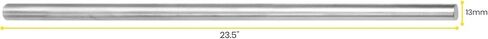 EISCO Aluminum Lattice Rod, 23.5" (60cm) - No Thread, Round Shaft - Can be Used on a Lathe or with Laboratory Retort Setups - Durable & Sturdy Construction in Saudi Arabia
