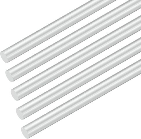 20-Pack Round Aluminum Rod, 6mm (1/4") Dia 100mm (4") Length 6061 Aluminum Round Rod Solid Lathe Bar Stock Metal Sticks for DIY Crafts Making/Industrial/Construction/Model in Kuwait