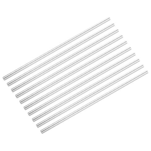DMiotech 20 Pcs Aluminum Rods, 1/8" Dia 4" Long Solid Round Rod 6061 Extruded Lathe Bar Stock Aluminum Metal Rods for DIY Craft Model Plane Ship Car in Saudi Arabia