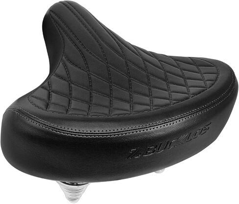 BUCKLOS Bike Seat for Comfort Men Women Wide Bicycle Seats Large Bike Saddle for Ebike Beach Cruiser Peloton Stationary Bike in Saudi Arabia